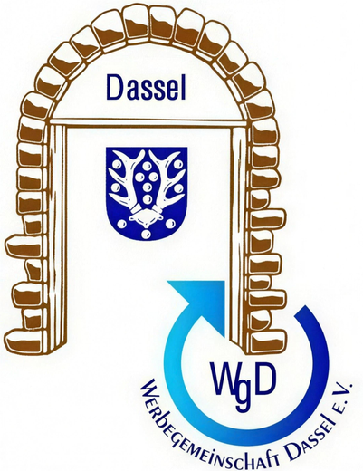 Werbegemeinschaft Dassel, Logo mit Torbogen und Dasseler Wappen